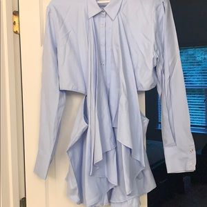 Brand New w/ Tags Cutout flowy Asos White Blouse